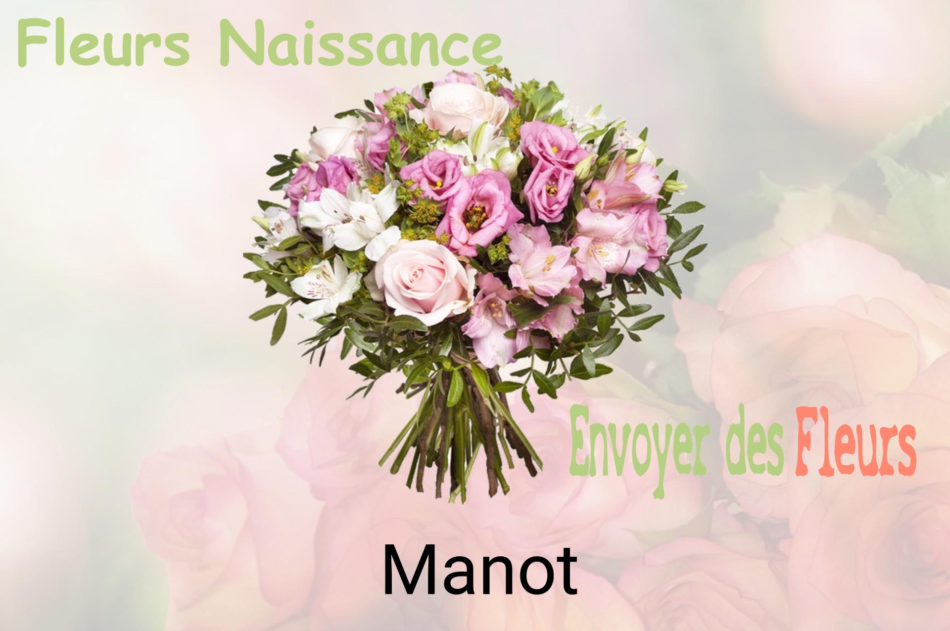 Bouquet de fleurs de naissance livré à Manot